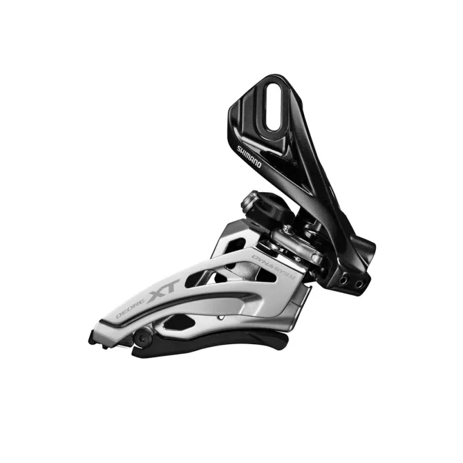 Shimano (8020) XT 11 Spd Double Front Derailleur Band Type Front Pull, Side Swing, High Clamp 3