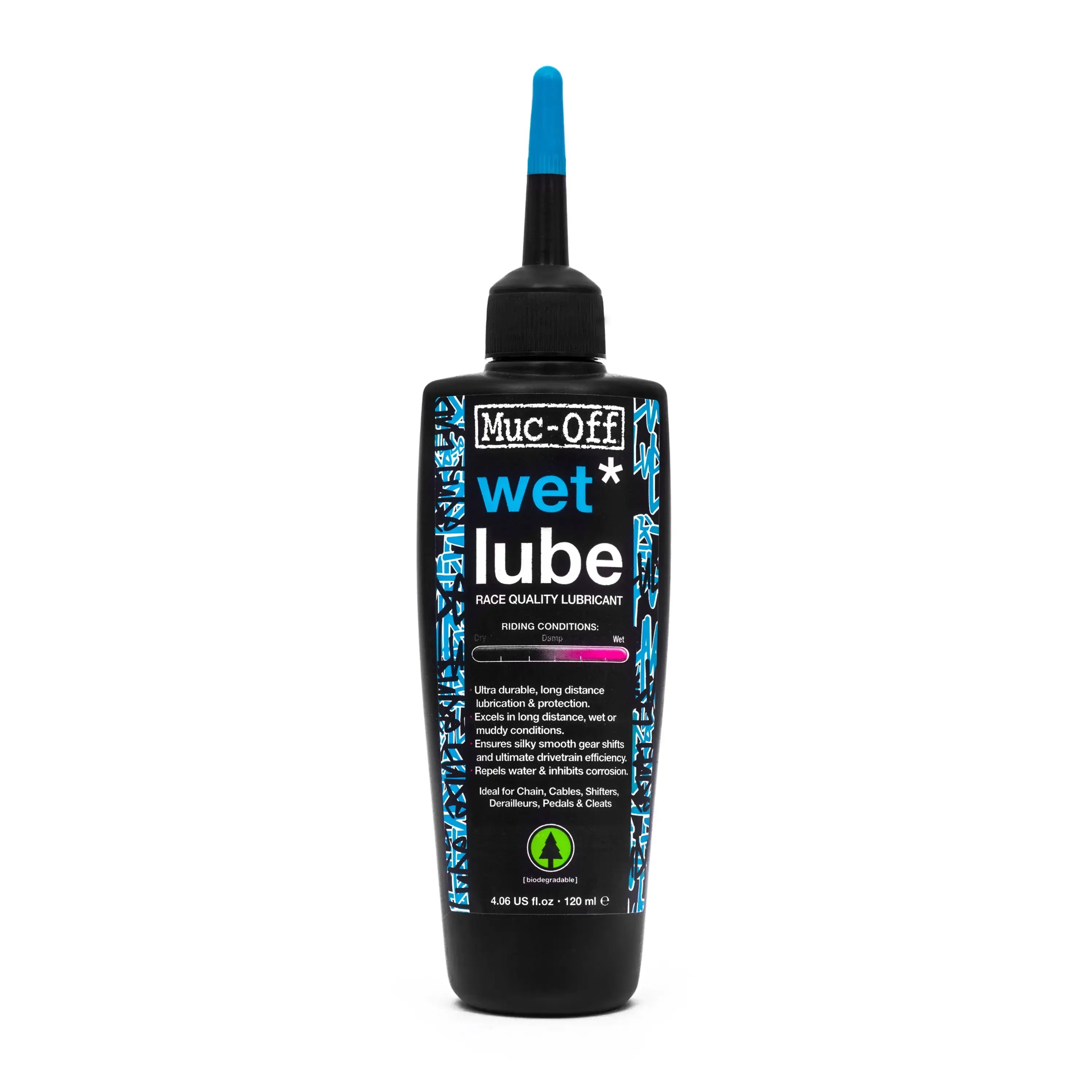 Muc-Off Wet Lube 120ml שמן רטוב לאופניים 3