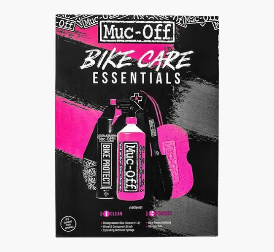 Muc-Off Bike Care Essentials Kit ערכת ניקוי והגנה לאופניים