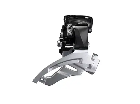 Shimano (2000) Altus 9 Spd Front Derailleur Dual Pull Down Swing