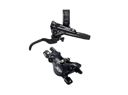 Shimano (8100) XT Disc Brake Right Rear Assembled (Caliper, Lever, Resin Pad, w/o Fin, Hose)
