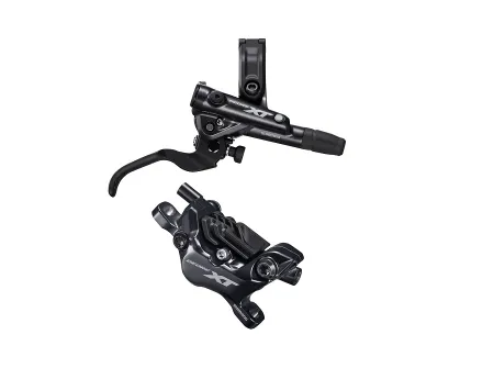 Shimano (8120) XT Disc Brake Right Rear Assembled (Caliper, Lever, Resin Pad, w/ Fin, Hose)