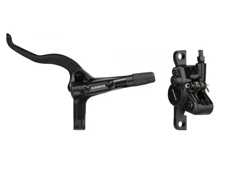 Shimano (402) Disc Brake Front Assembled (Caliper, Lever, Resin Pad, w/o Fin, Hose) w/o Adapter