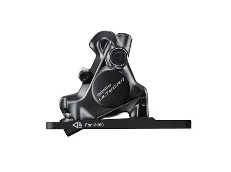 Shimano (R8170) Ultegra Hydraulic Disc Brake Front Flat Mount w/Bracket w/L03A Resin Pad