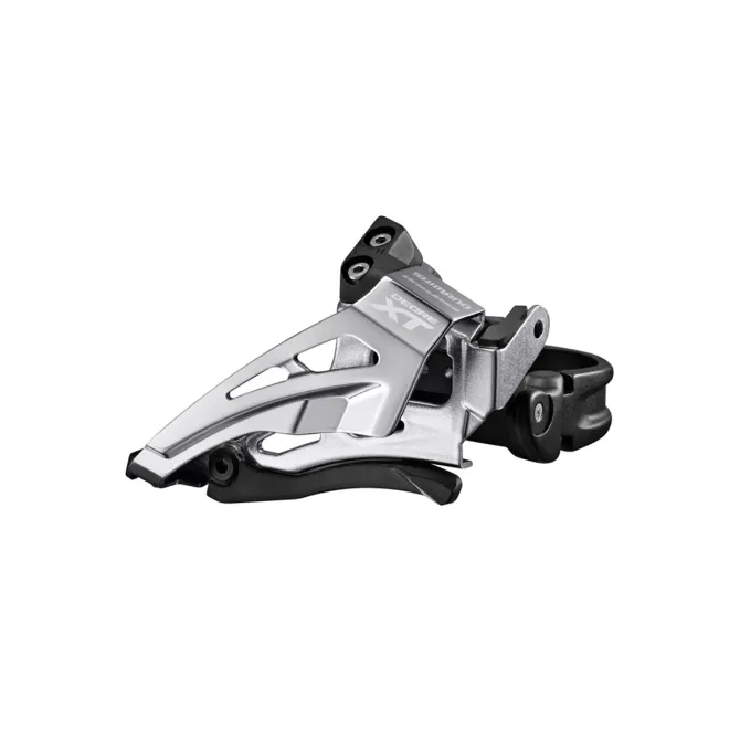 Shimano (8025) XT 11 Spd Double Front Derailleur Band Type Dual Pull, Down Swing, High Clamp 3